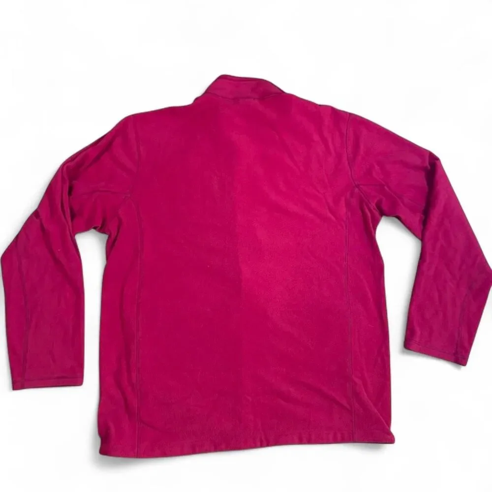 The North Face Red Fleece Full-zip Light Jacket Men's Size XL